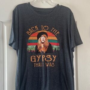 Stevie Nicks Graphic Charcoal Gray Women's T-Shirt